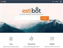 Tablet Screenshot of estibot.com
